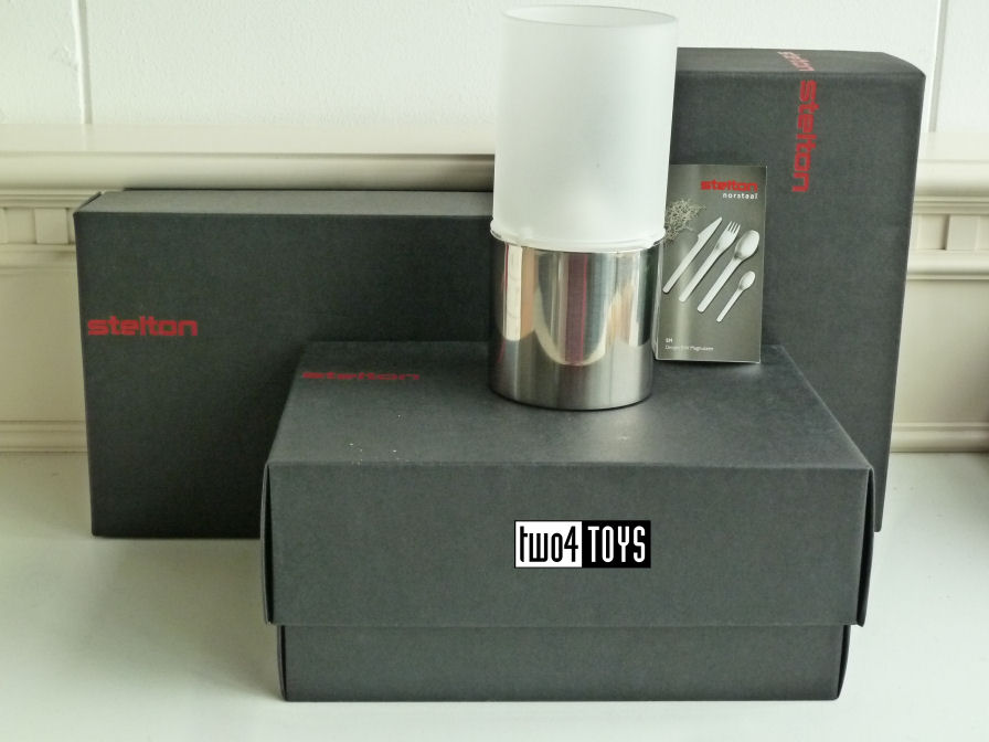 Stelton 1006 OIL LAMP STAINLESS TEEL WITH MATT GLASS | Two4Toys